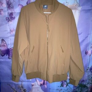New Balance Men’s Camel Bomber Jacket